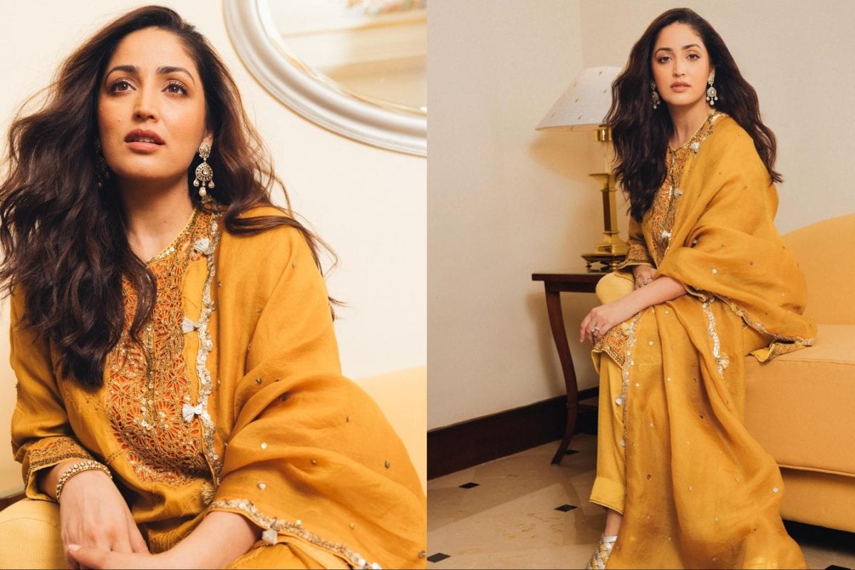Yami Gautam’s Rs 1.18 Lakh Mustard Kurta Set Is This Season’s Chicest Pick