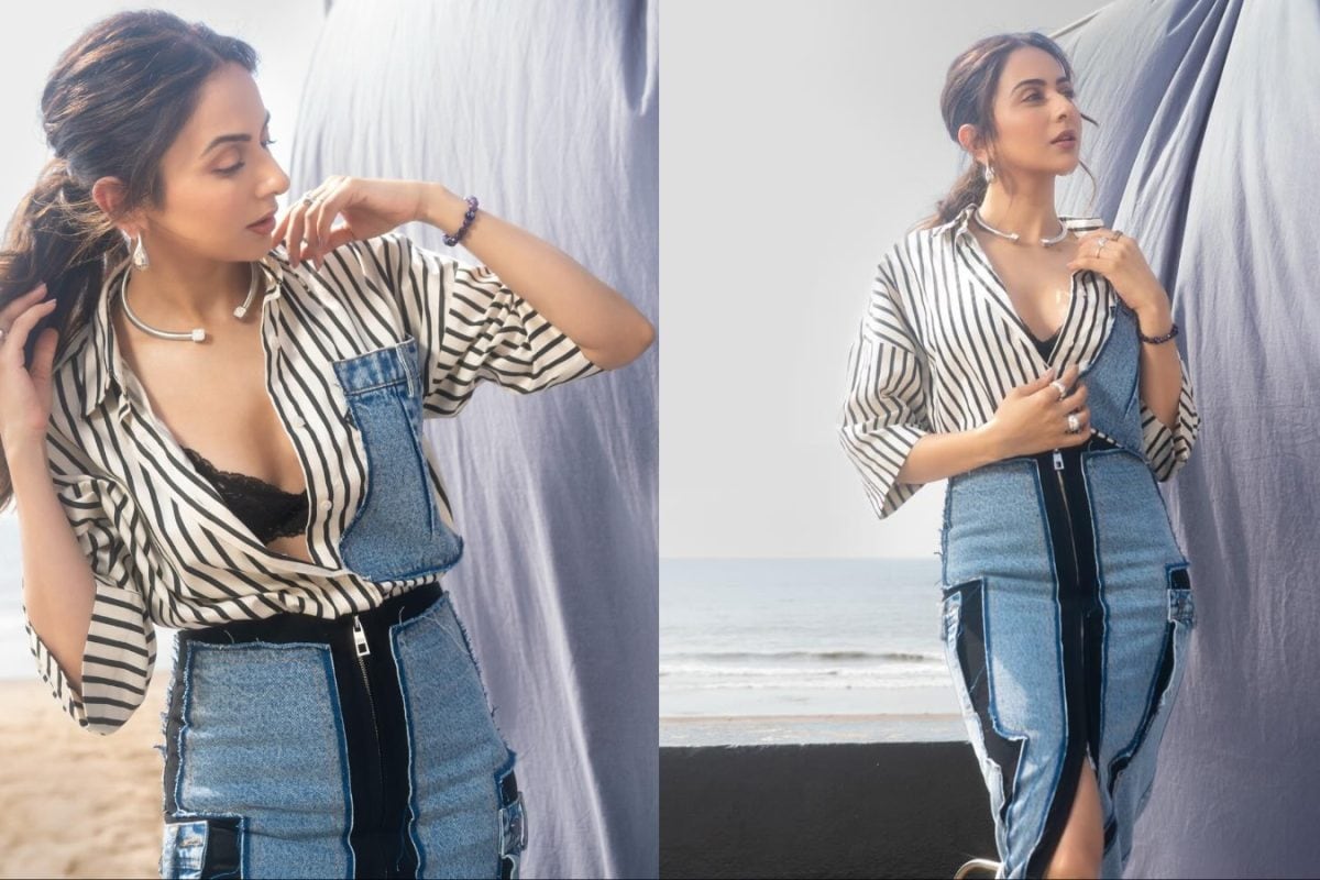 Rakul Preet Singh Keeps It Cool And Contemporary In A Rs 51K Denim-Coordinated Look