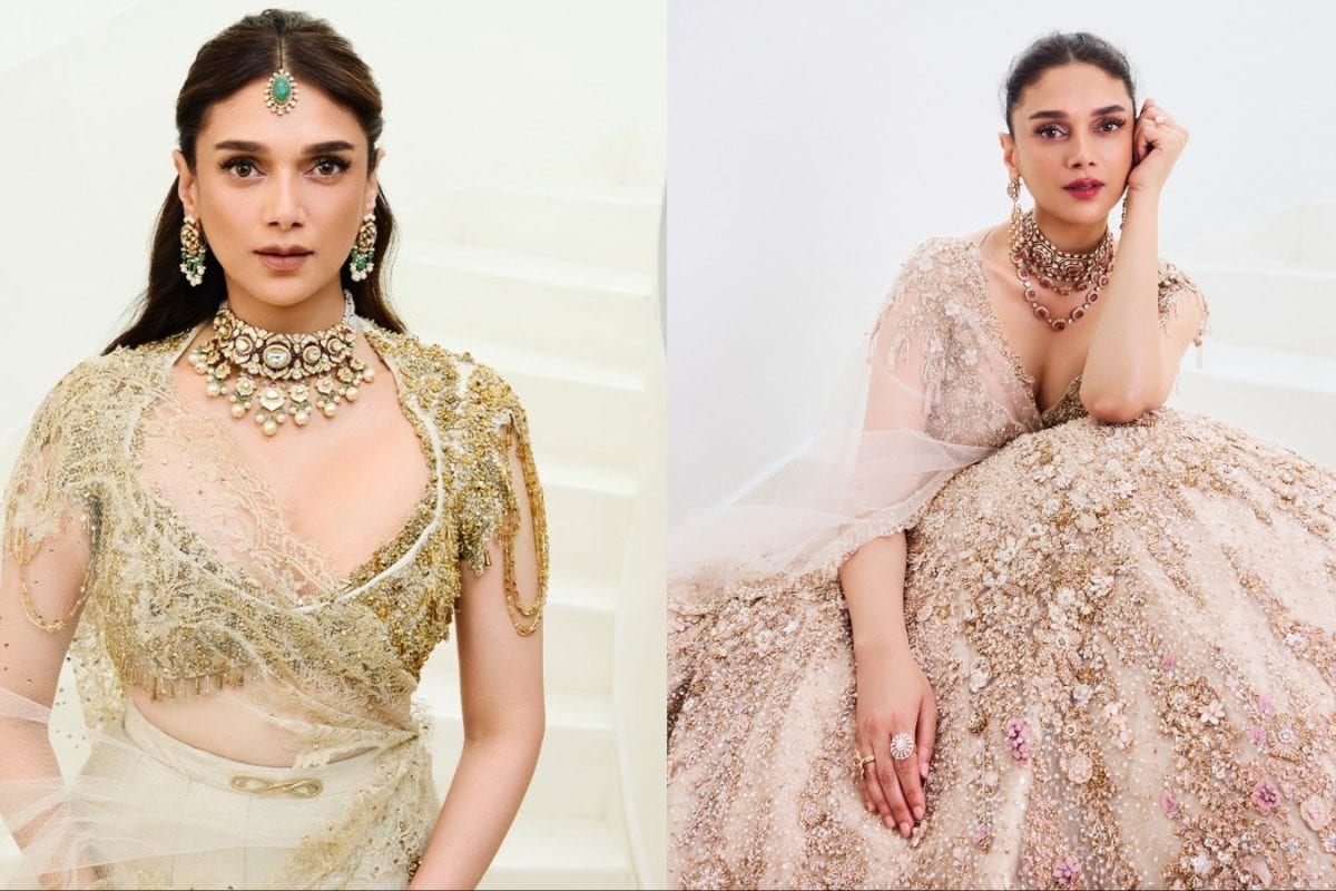 Aditi Rao Hydari Brings Gaurav Gupta’s Bridal Fantasy To Life In Two Stunning Looks