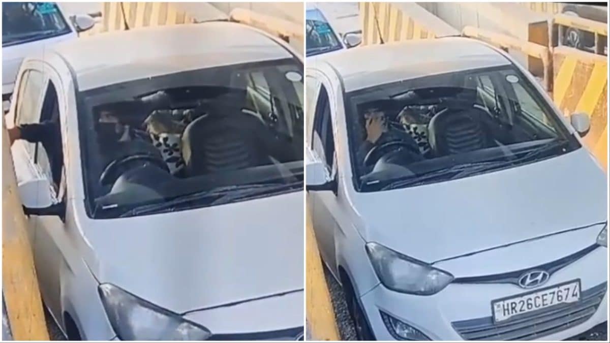 CCTV Video Shows Delhi Suicide Bomber Umar Nabi Driving Explosive-Laden Car At Badarpur Border