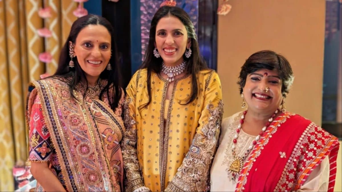 Shloka Mehta Radiates Modern Royalty In Sunshine Yellow At Recent Wedding Festivities