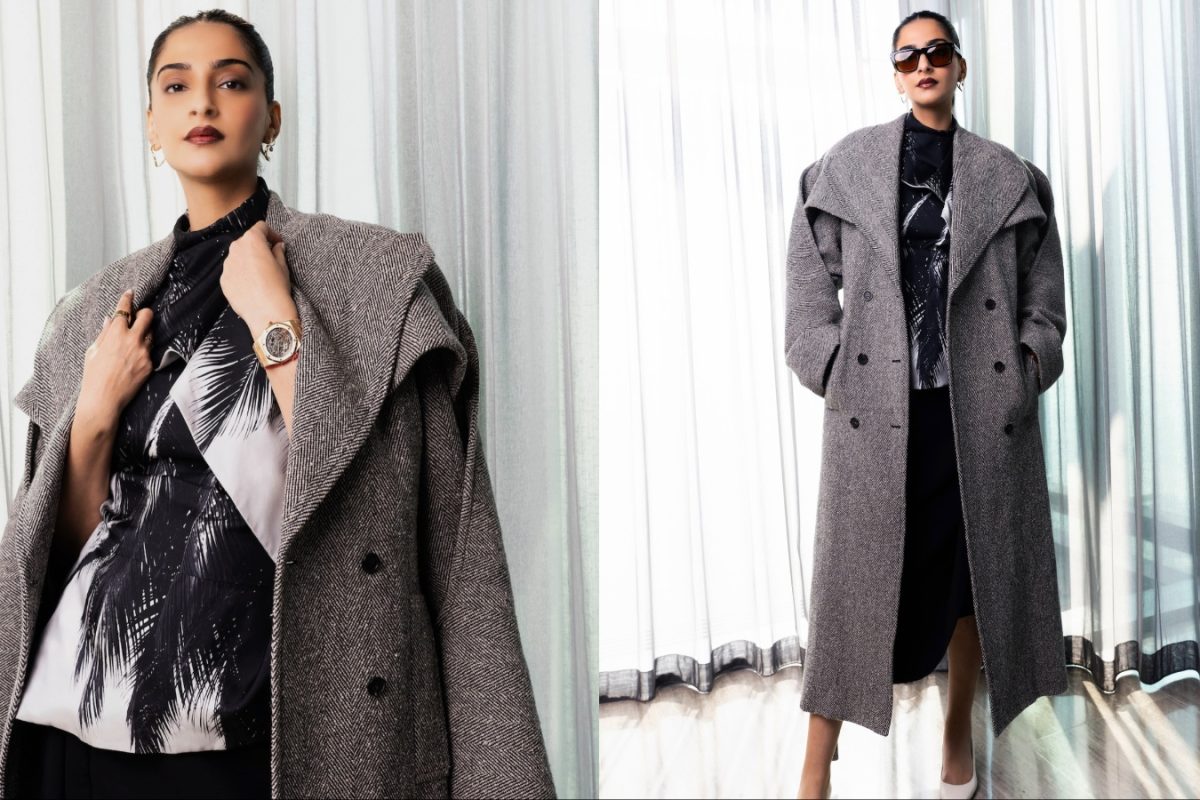 Sonam Kapoor Redefines Maternity Fashion In A Sharp Ferragamo Ensemble