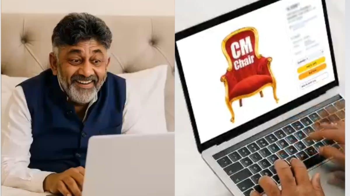 BJP's AI Video Mocks CM Chair Tussle Between Siddaramaiah And Shivakumar: 'Out Of Stock'