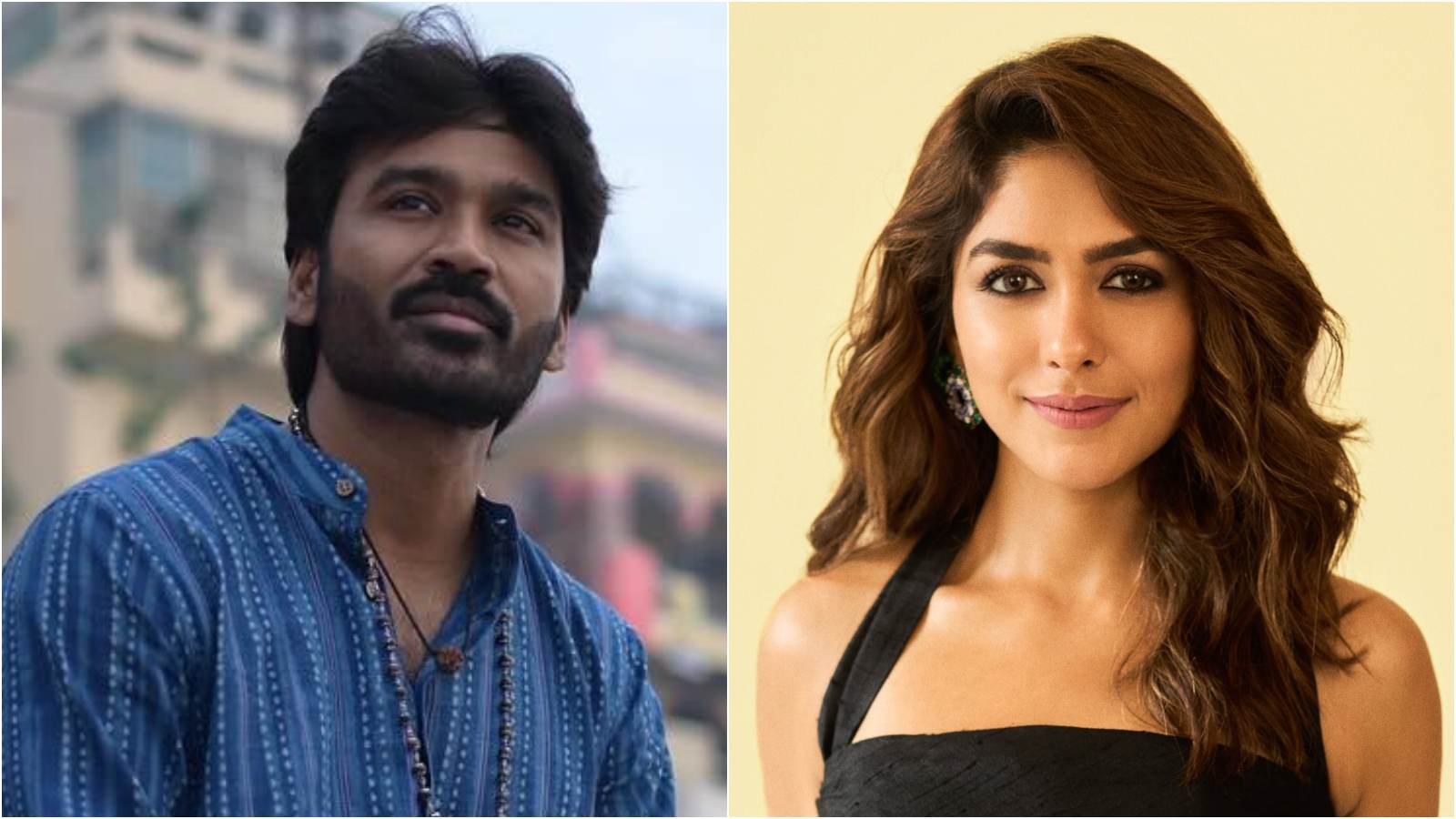Mrunal Thakur, Dhanush Mrunal Thakur, Dhanush