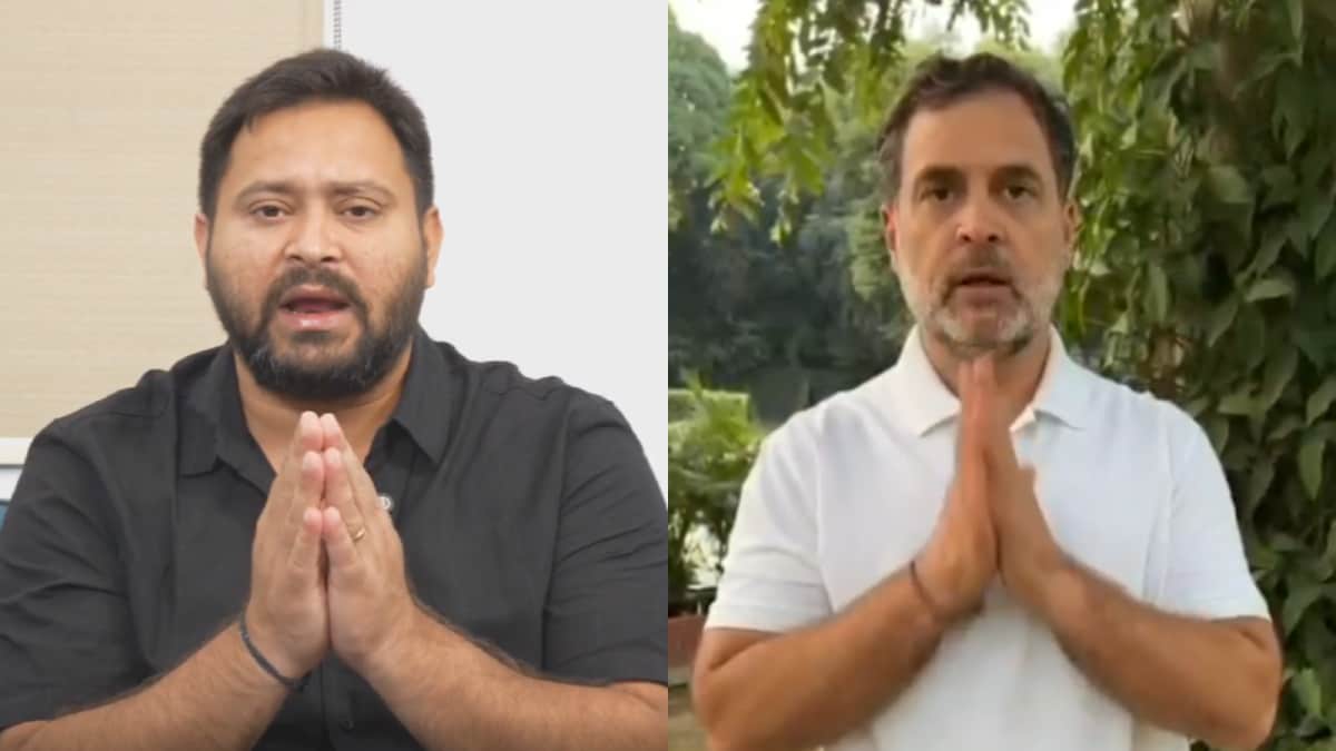 ‘Give One Chance’: Tejashwi Yadav, Rahul Gandhi Appeal To Voters Ahead Of Bihar Phase 1 Polling