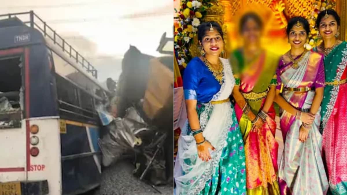 Telangana Bus Tragedy: Family Loses 3 Daughters, Another Man Mourns Wife And Son