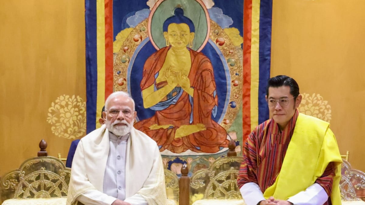 PM Modi Meets Fourth King Of Bhutan, Joins Global Peace Prayer Festival In Thimphu | India News
