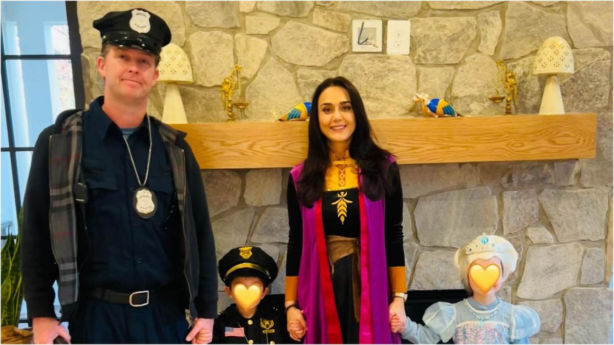 Preity Zinta Shares Halloween Joy With Kids Gia and Jai