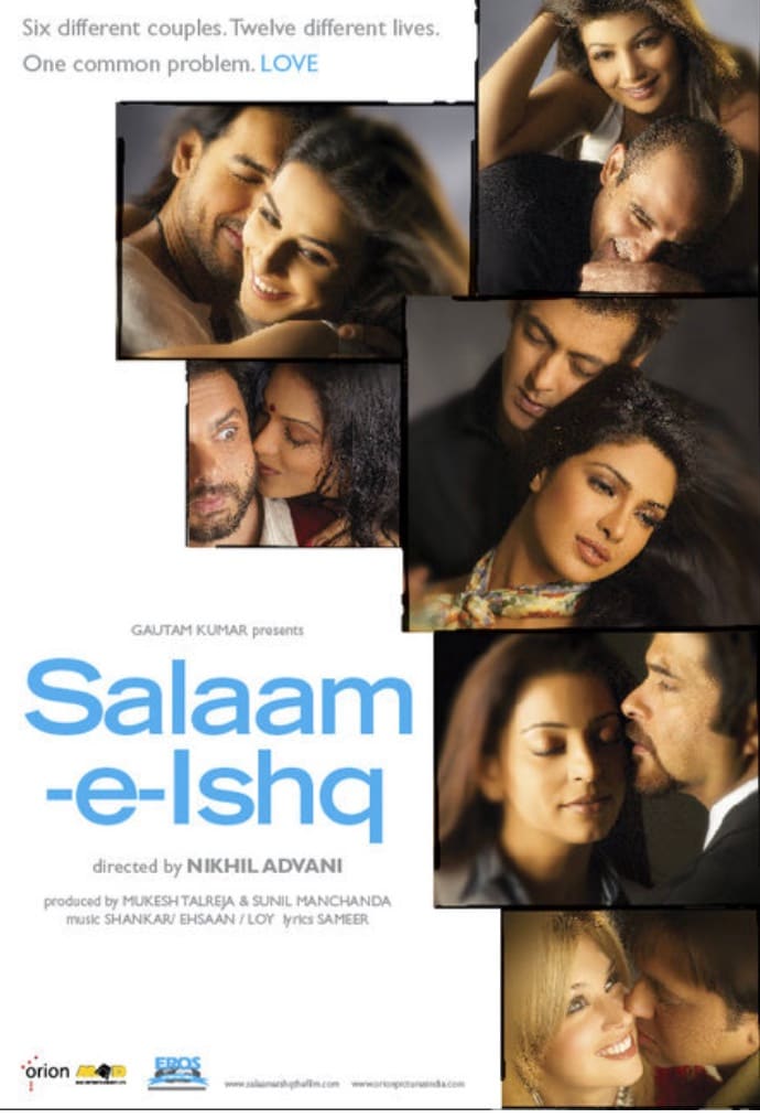 Salaam-E-Ishq: The multi-starrer romantic drama is about six love stories that explore various phases and challenges of modern relationships and romance. It is 3 hours and 36 minutes long. 