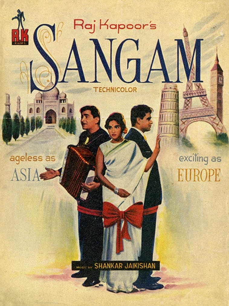 Sangam: The epic romantic drama is 3 hours and 58 minutes long. It revolves around complex relationships of three childhood friends whose bond of friendship and love are tested by highs and lows of life.