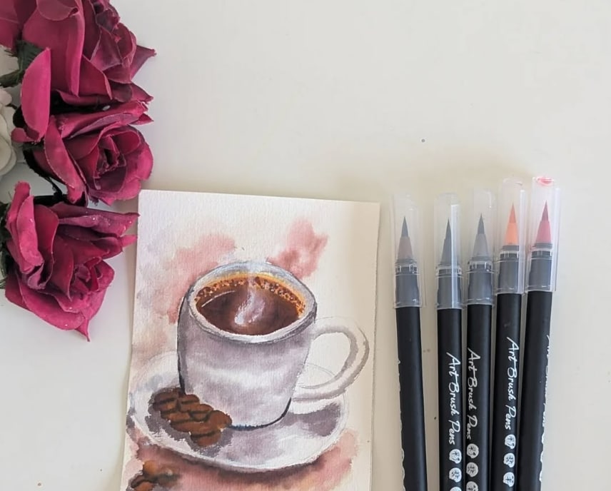 While both have their strengths, watercolour pens offer more artistic possibilities and it is better to pick as per the use. While both have their strengths, watercolour pens offer more artistic possibilities and it is better to pick as per the use.