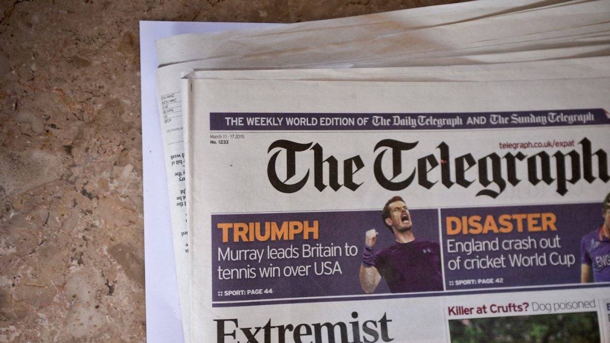 US Firm Drops Takeover Of UK's Telegraph, Leaving 170-Year-Old Paper's Future In Limbo