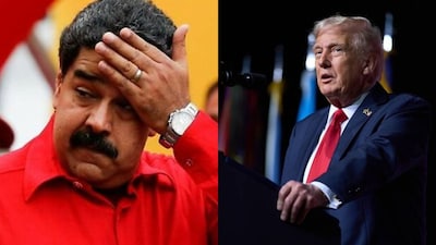 US President Donald Trump and Venezuela President Nicolas Maduro.