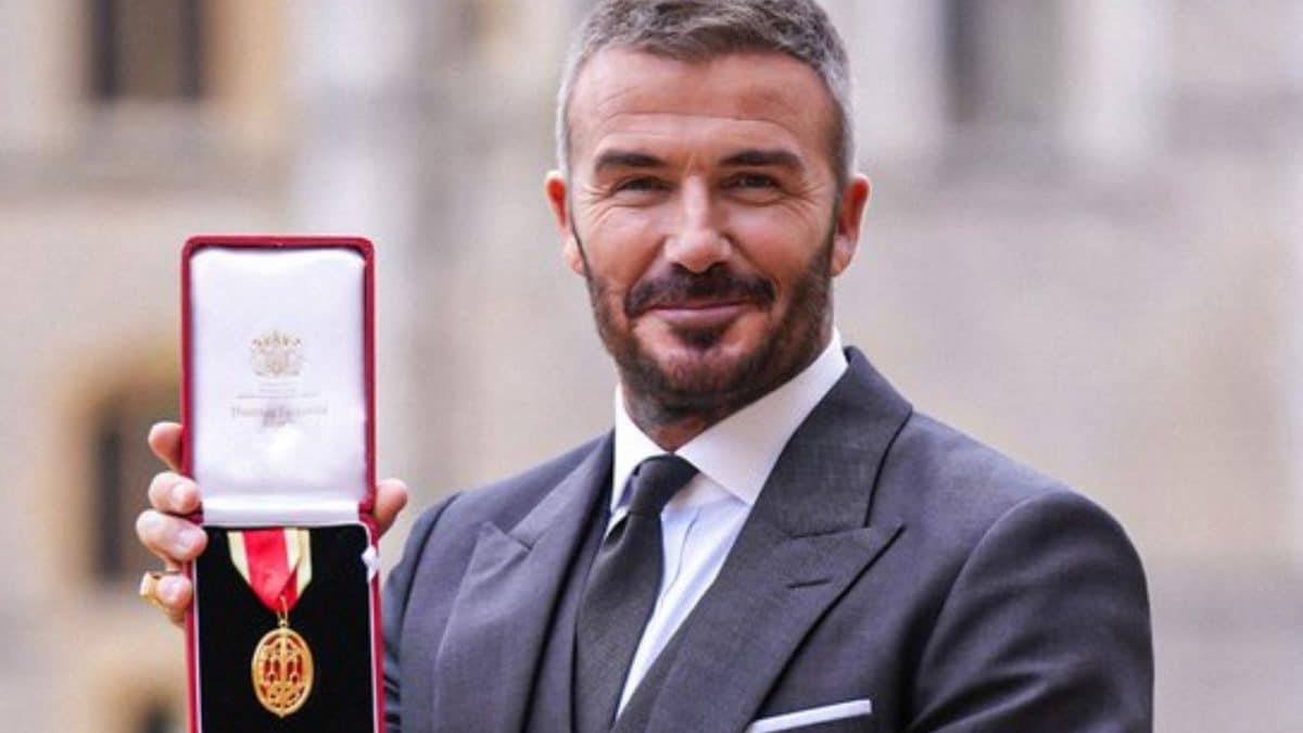 Arise, Sir David Beckham! England Legend Officially Knighted | Watch
