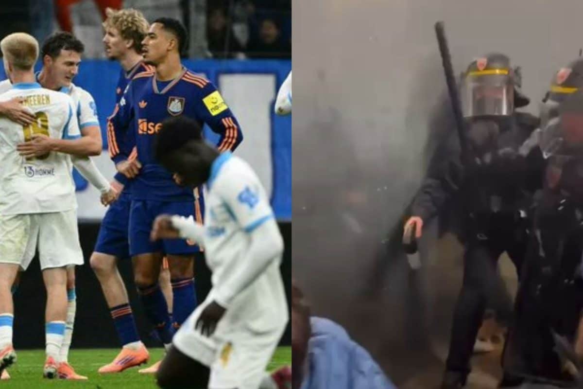 Pepper Spray, Batons And Shields! Newcastle Fans Flag French Police's Use Of Disproportionate Force In Marseille