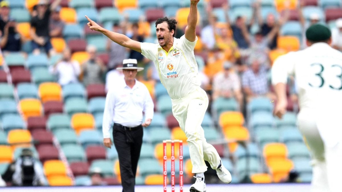 Mitchell Starc’s Iconic First-Ball Wicket In Ashes 2021-22 That Sent Rory Burns Packing | Watch