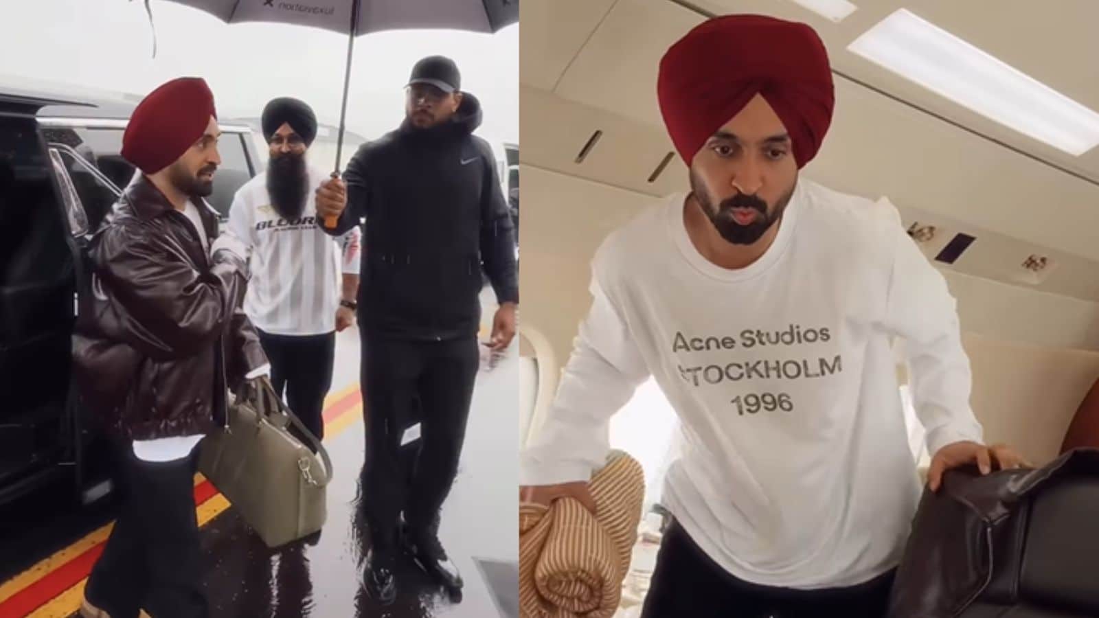 Diljit Dosanjh Brings His Contagious Energy To Fun In-Flight Reel Ahead Of Adelaide Show