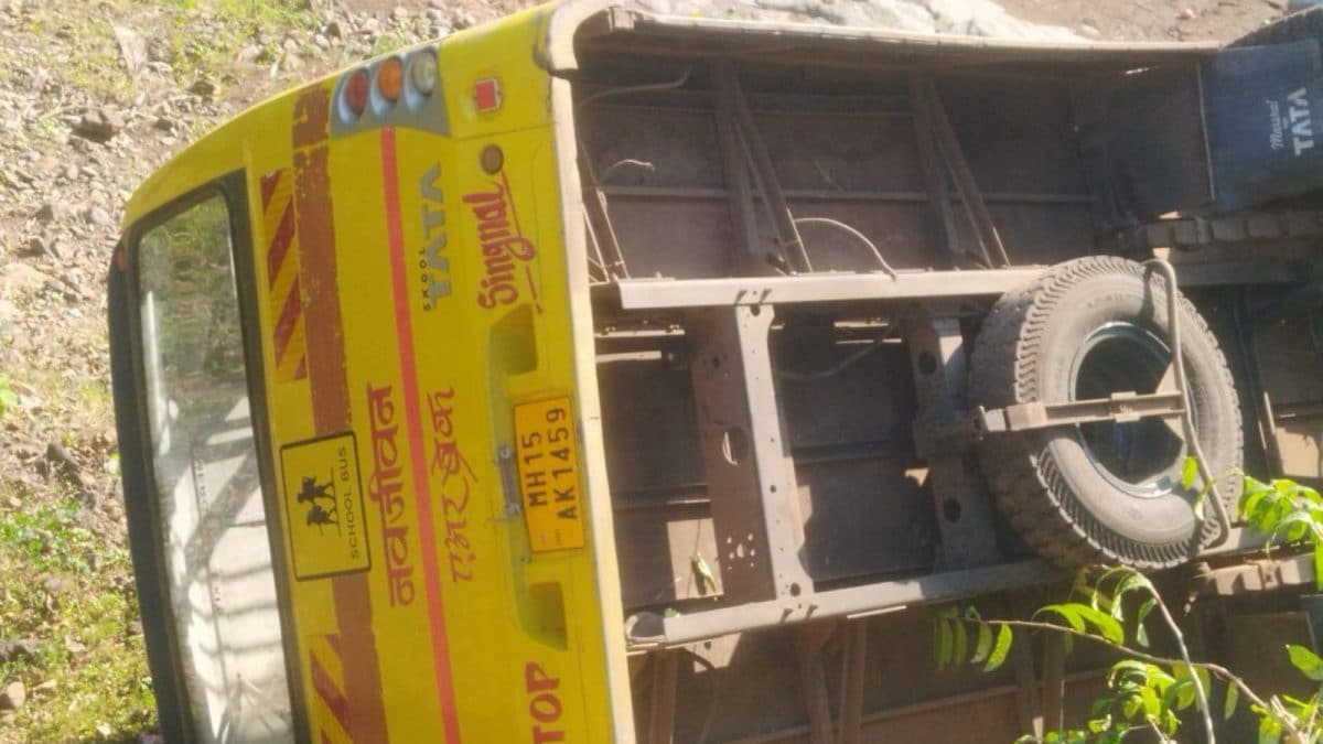 Two Students Killed, 15 Injured As School Bus Falls Into 150-Foot Gorge In Maharashtra | India News