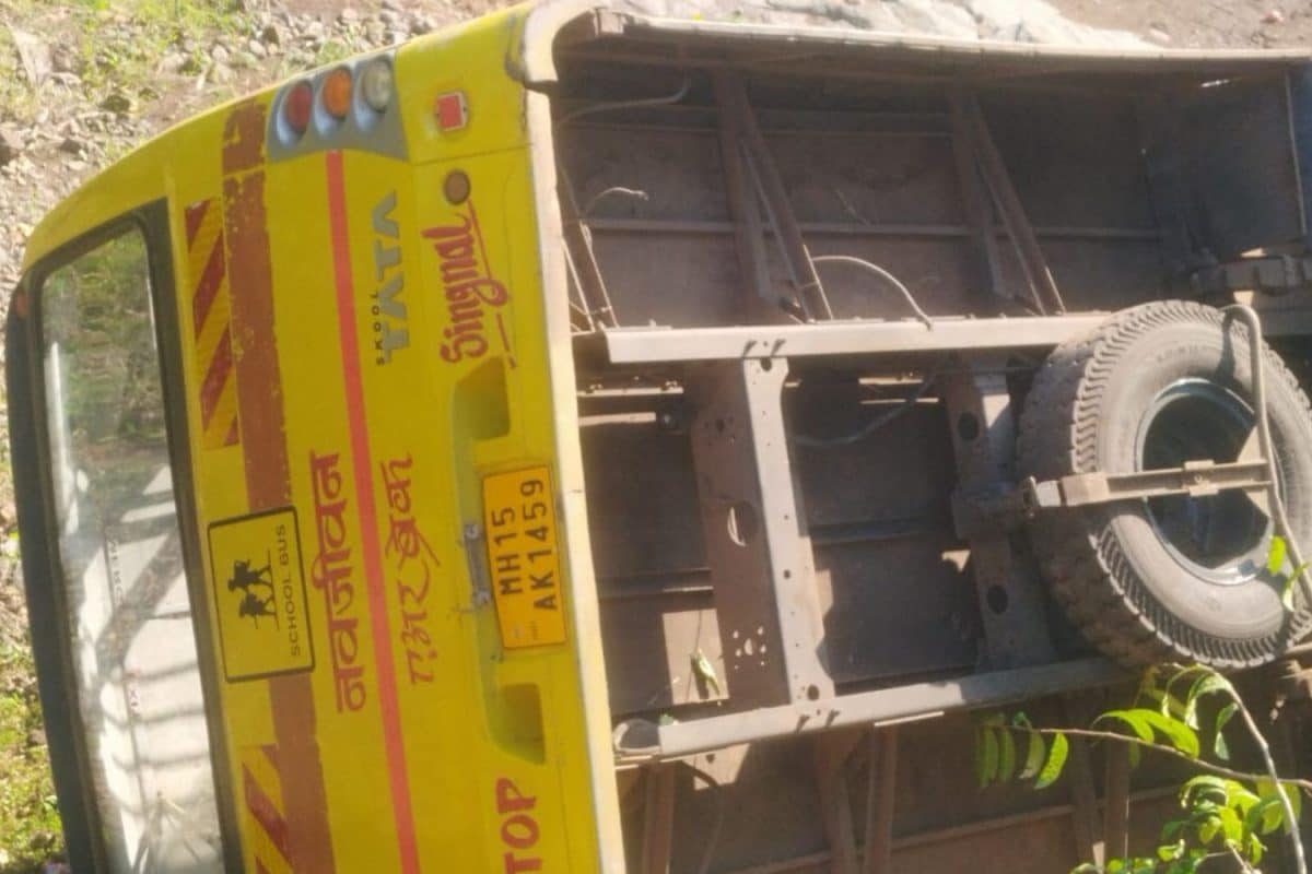 Two Students Killed, 15 Injured As School Bus Falls Into 150-Foot Gorge In Maharashtra