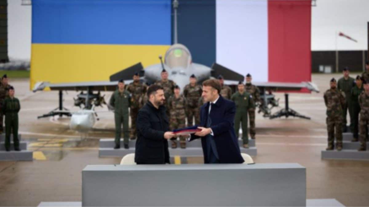 'Ukraine To Receive 100 Rafales From France': Zelenskyy After Meeting Macron