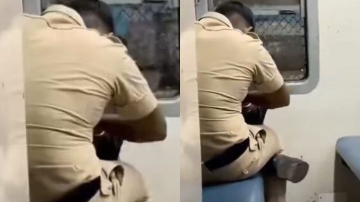 Mumbai Police Officer Ensures Woman's Safety on Late-Night Train