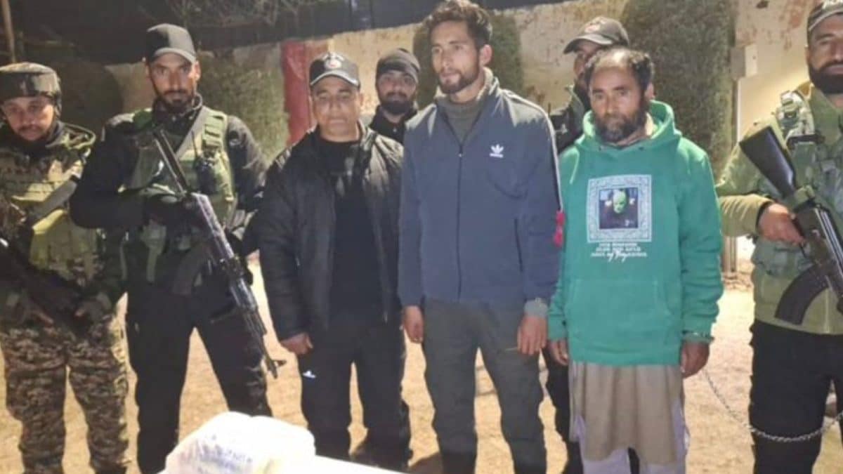 Narco-Terror Module Busted In J-K’s Handwara; Father-Son Duo Held