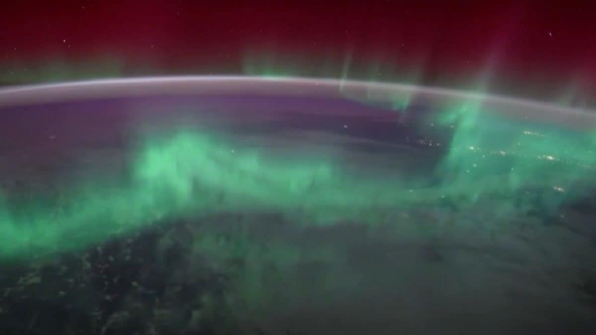 NASA Commander Zena Cardman Captures Stunning Northern Lights from ISS - Article illustration from News18