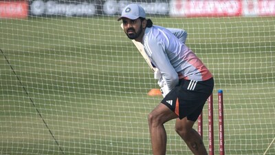 KL Rahul plays against Tripura in the Vijay Hazare Trophy (Picture credit: AFP)