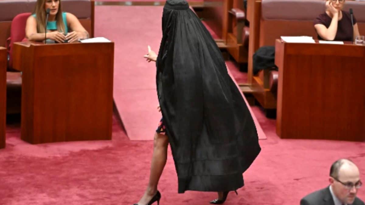 Australian Far-Right Senator Wears Burqa In Parliament, Sparks Outrage | Watch