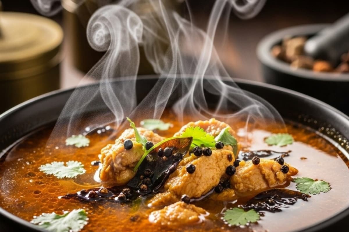 Tamil-Style Chicken Pepper Bone Broth: A Winter Remedy For Colds, Cough And Flu