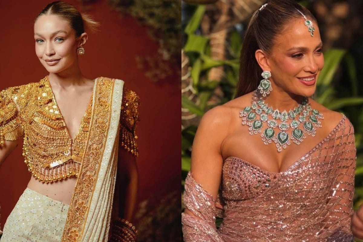 JLo To Lady Gaga: 7 Times Hollywood's Biggset Divas Stunned In Elegant Sarees