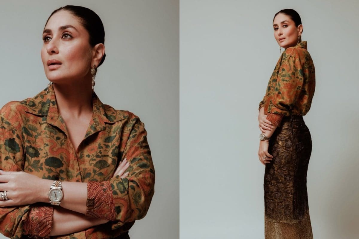 Kareena Kapoor's Maximalist Ode To Brown In Ladakhi textile shirt, fringe skirt