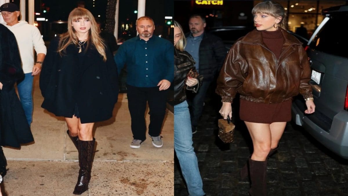 Taylor Swift Stuns In Knee-High Boots In Two Back To Back Apperances in New York