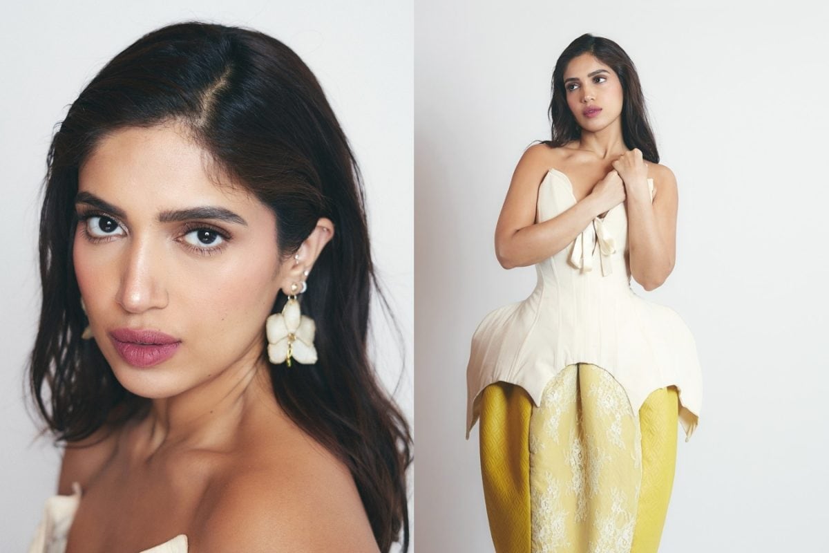 Bhumi Pednekkar Makes A Bold Fashion Statement In An Exaggerated Skirt-Corset Look