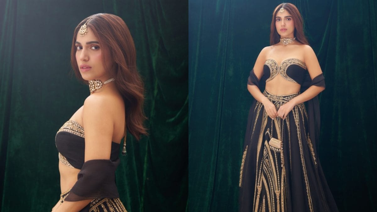 Bhumi Pednekar Is ‘Shaadi Season’ Ready; Makes Bold Statement In Black and Gold