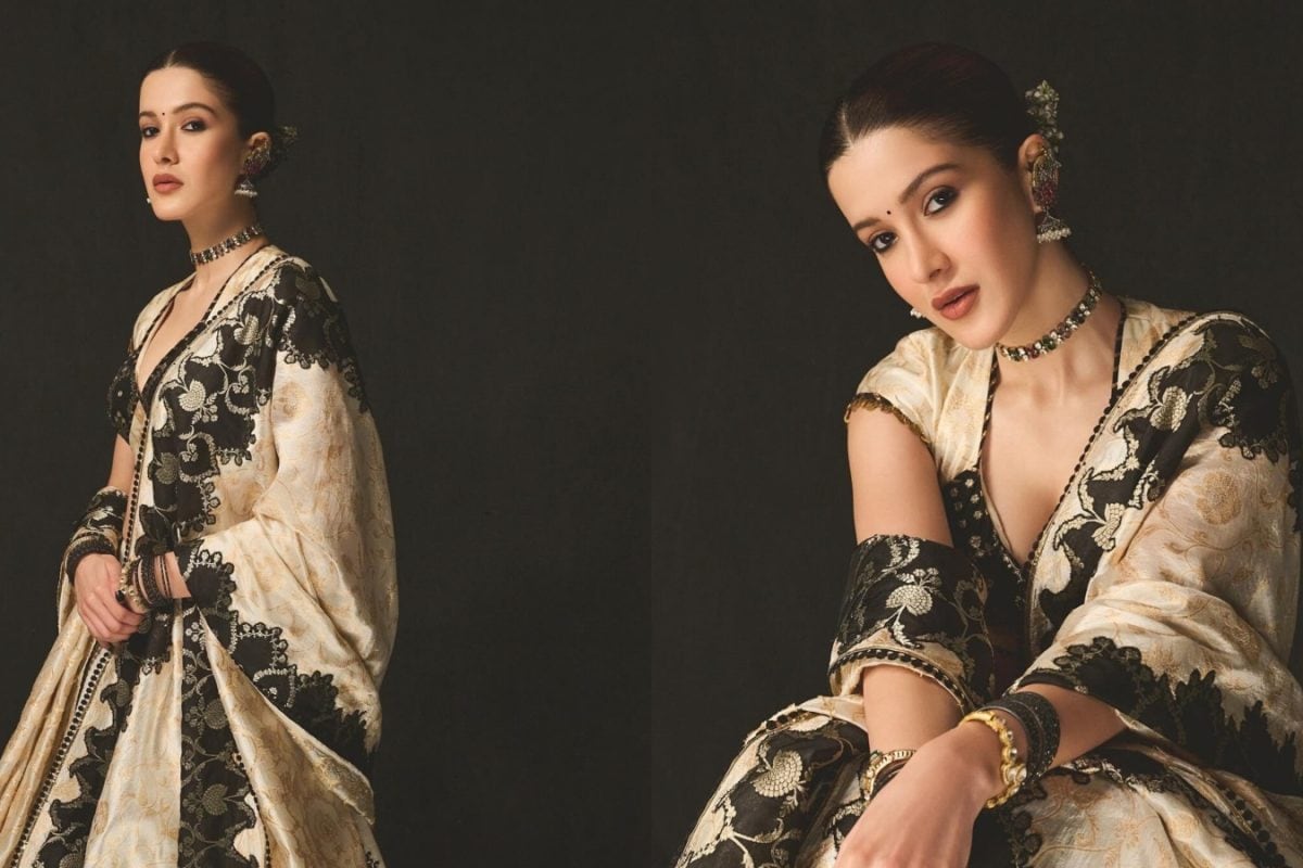 Shanaya Kapoor Embraces The Beauty Of Kutch Embroidery In Mayyur Girotra Couture