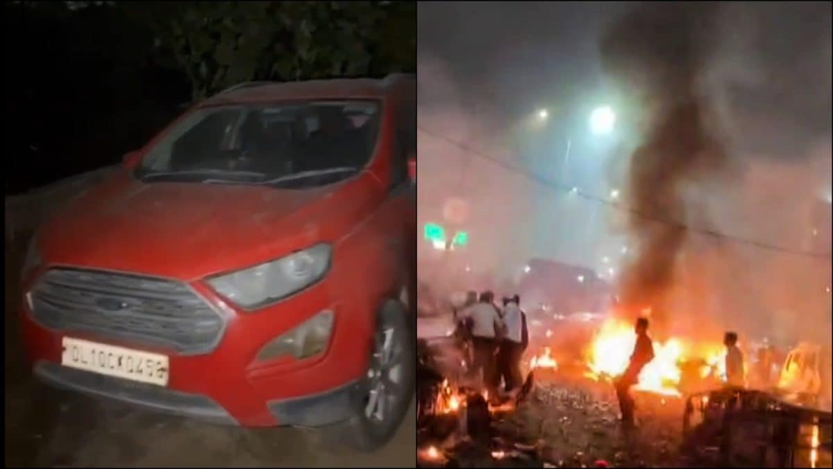 Red EcoSport Car, Linked To Delhi Blast Accused Umar Nabi, Found At Faridabad Village