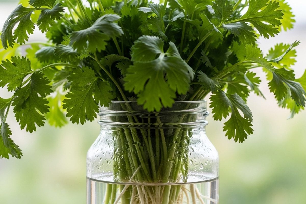 How To Grow Coriander At Home In Water | Step-By-Step Gardening Tips