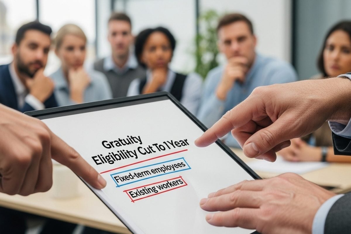 Gratuity Eligibility Cut To 1 Year For Fixed-Term Employees: Are Existing Workers Eligible Too?