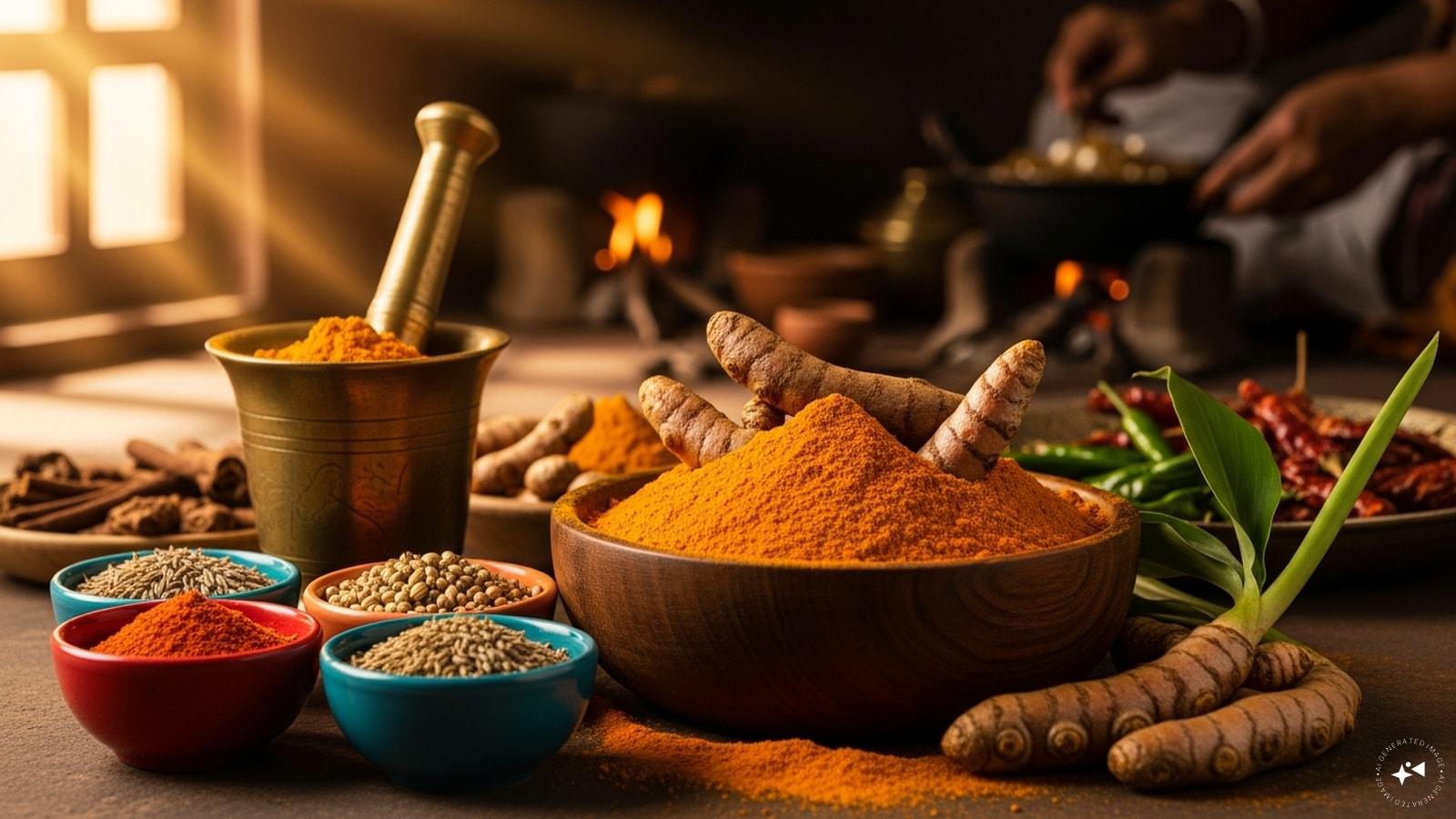 Turmeric (Haldi): Turmeric rivals matcha in its health benefits, thanks to curcumin, a potent anti-inflammatory and antioxidant compound. Used daily in Indian cooking and Ayurvedic remedies, turmeric is both healing and highly accessible.