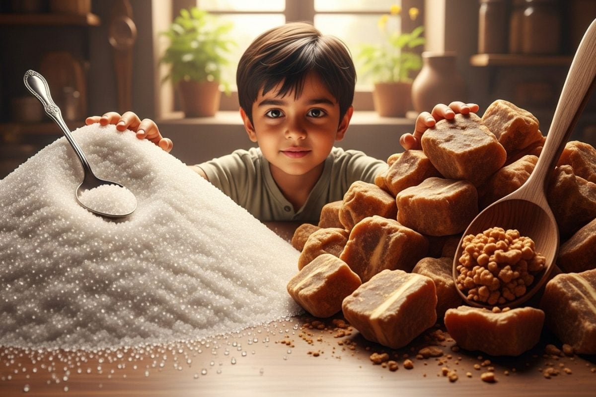 Jaggery vs Sugar: What Parents Should Know Before Feeding Their Children