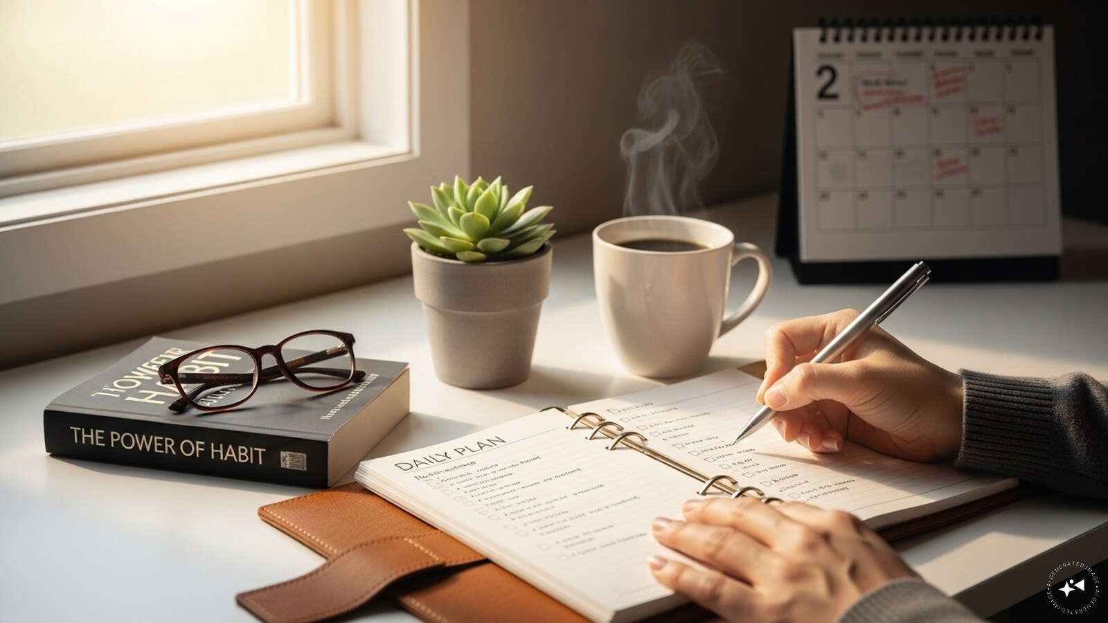 Plan Your Day: Take 5 minutes to jot down your to-do list. A structured morning creates motivation and minimizes procrastination.