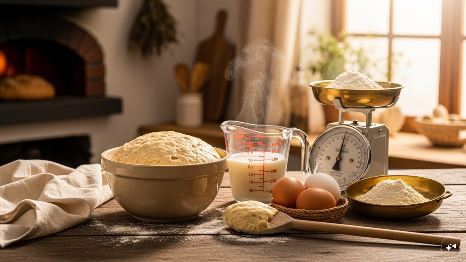 Warm Ingredients For Better Dough: Use warm milk and room-temperature eggs to help the dough rise faster and create a soft, airy texture. Cold ingredients can slow fermentation.