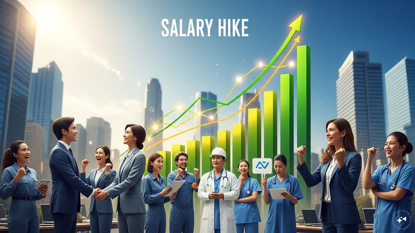   Seu pagamento aumenta automaticamente se você trabalhar por mais de um ano para o mesmo empregador.