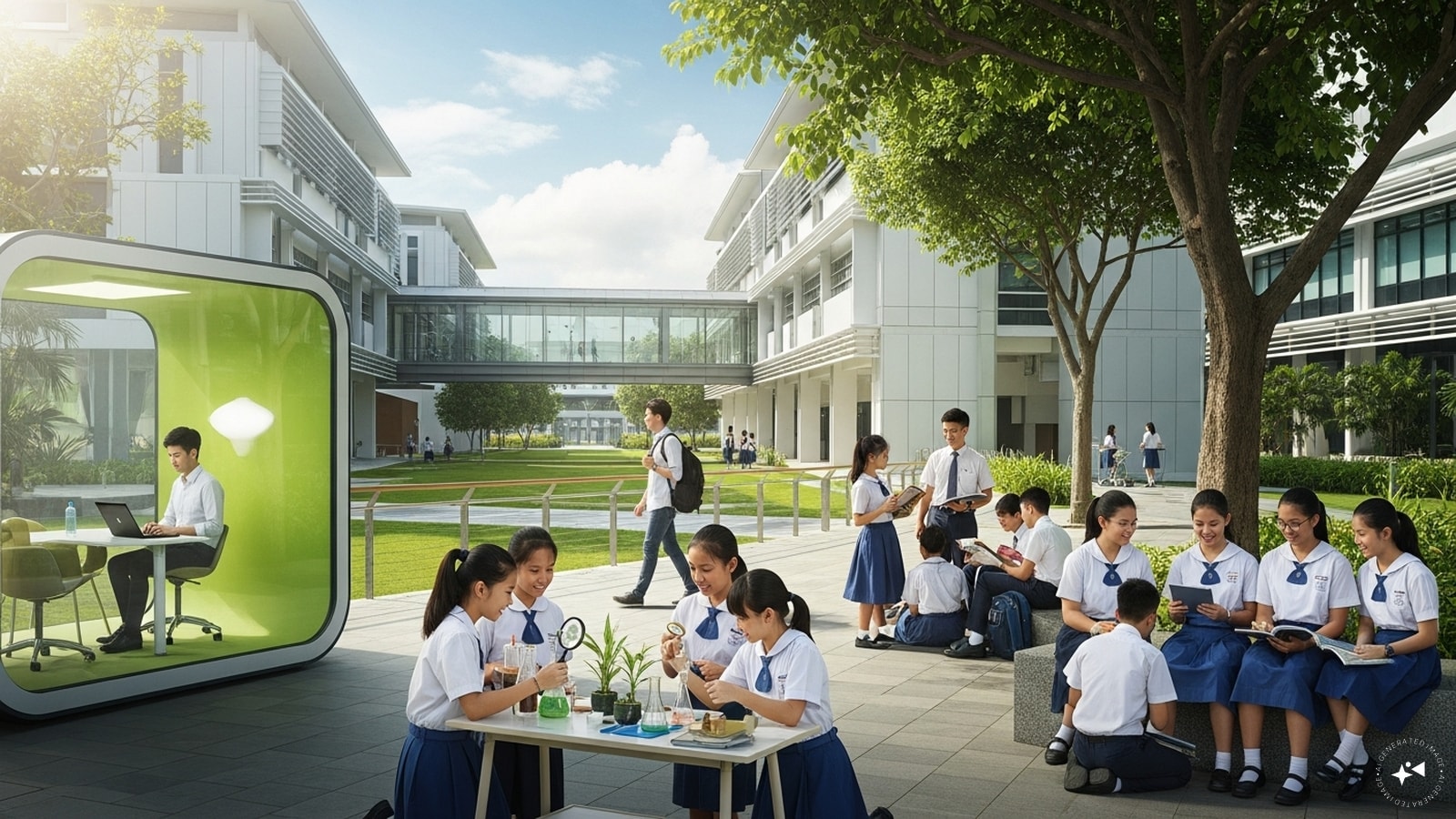 Singapore: National exams shapes educational tracks from age 12. The merit-based system demands deep mastery of academic subjects. Singapore: National exams shapes educational tracks from age 12. The merit-based system demands deep mastery of academic subjects.