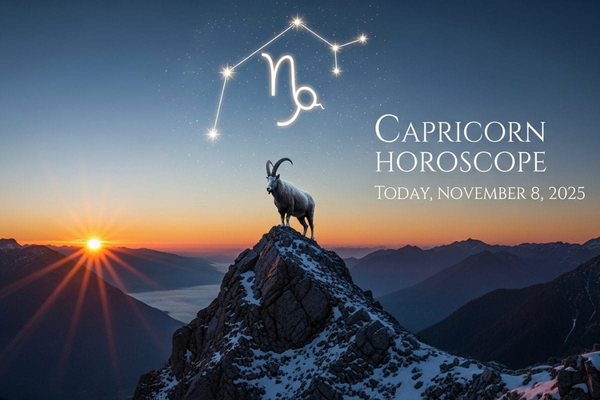 Capricorn Horoscope Today, November 8, 2025
