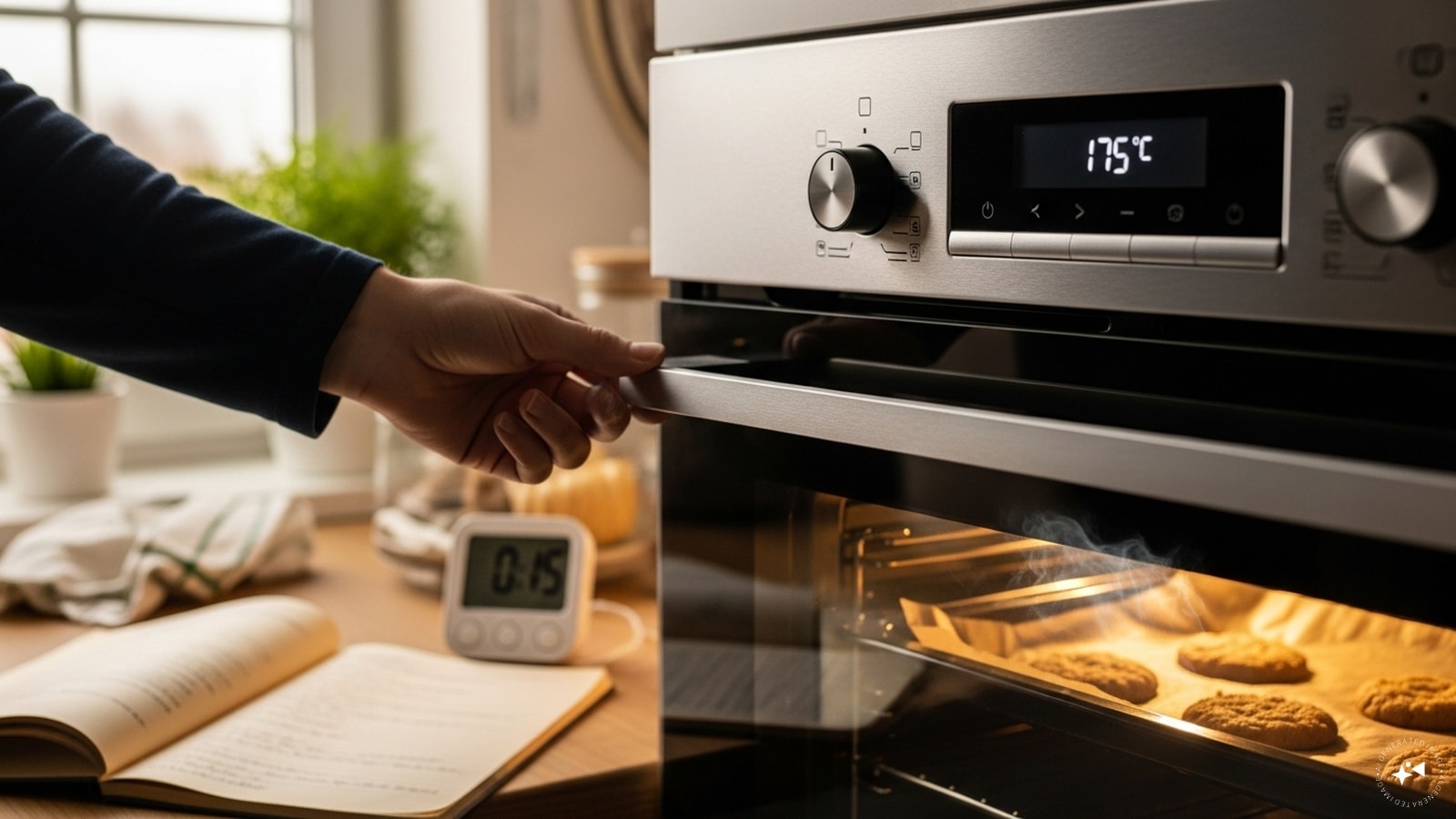 Firstly, set the oven temperature to 175 degree Celsius.