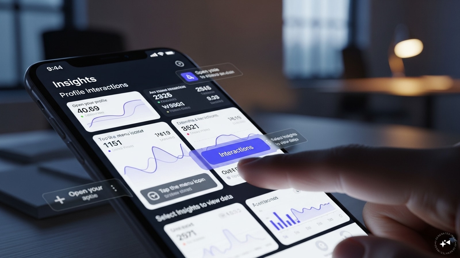 Once your account is converted – Open your profile and tap the menu icon again, Select Insights to view data on profile interactions, Check the Interactions sections to see how many users have engaged with your account. Once your account is converted – Open your profile and tap the menu icon again, Select Insights to view data on profile interactions, Check the Interactions sections to see how many users have engaged with your account.