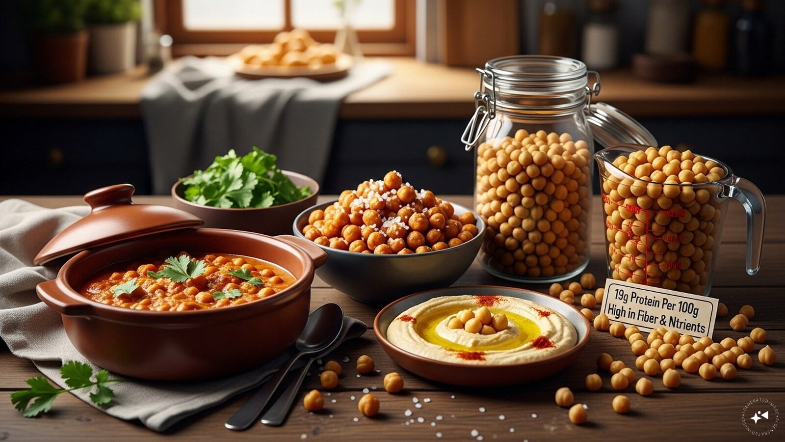 चने: ये सस्ते और बहुमुखी प्रोटीन स्रोत हैं, प्रति 100 ग्राम में लगभग 19 ग्राम प्रोटीन होता है। फाइबर और पोषक तत्वों से भरपूर, वे पाचन में सहायता करते हैं, रक्त शर्करा को स्थिर करते हैं और आपको भरा हुआ रखते हैं। भुने, उबले या करी में छोले एक बजट-अनुकूल पावरहाउस हैं।