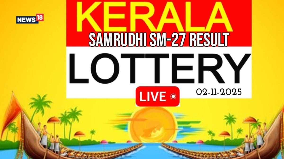 Kerala Lottery Result Today Live: Samrudhi SM-27 Winning Numbers For 2 November 2025